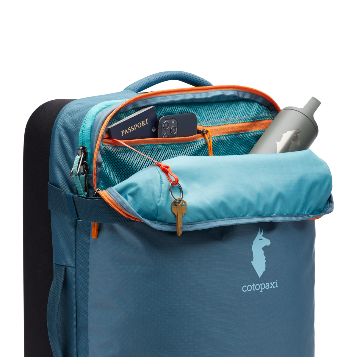 Allpa 65L Roller Bag, Blue Spruce