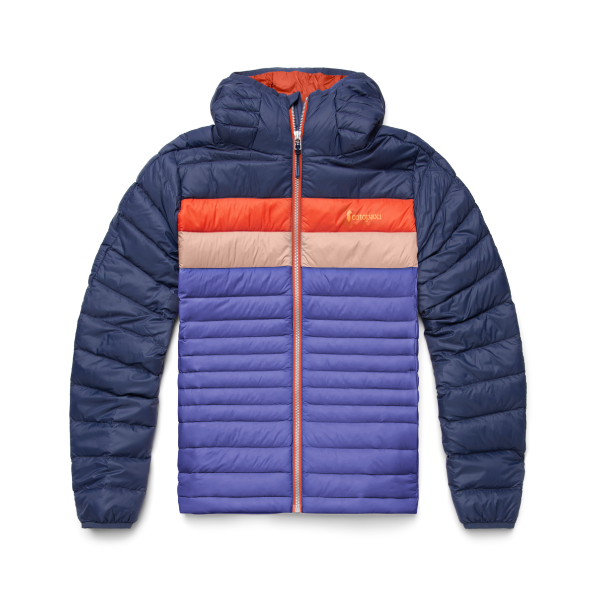 Fuego Hooded Down Jacket - Women's, Ink/Amethyst